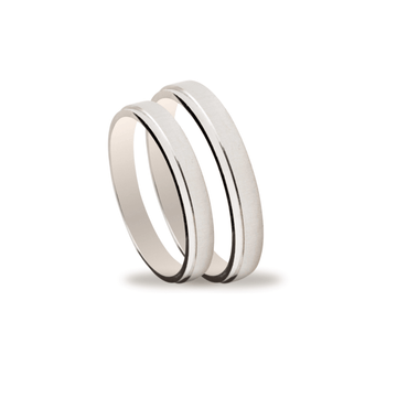 Βέρες Σετ Λευκόχρυσες MASCHIO FEMMINA SL19 - themelidisjewels